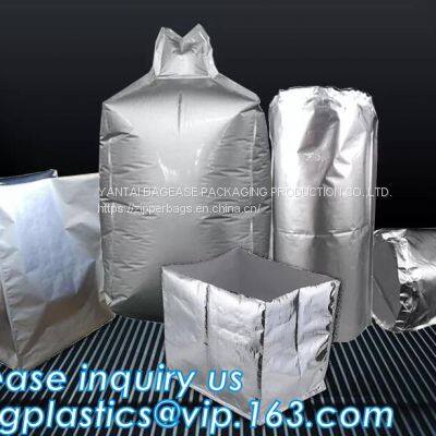 Large Vacuum Aluminum Foil Cubic Packing Machine Bag Big Three Dimension Jumbo Bags 1000kg 1.5 Ton