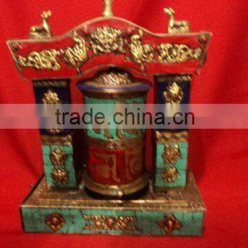 Metal Tabel Prayer Wheel