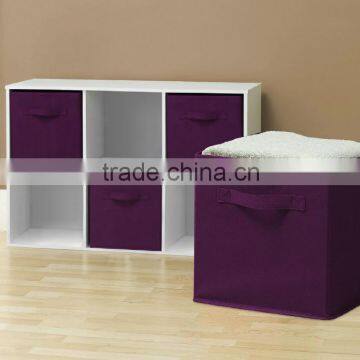 Household Non-woven Foldable Storage Cube Basket Bin Set of 6 photo-2