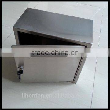 Stainless Steel Lockable Mail Box and Letterbox Square Indoor Using photo-2