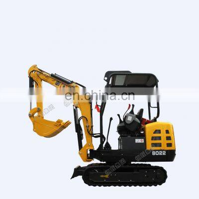 2.2 ton mini farm excavator and mini household mechanical digging