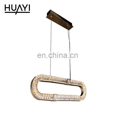 HUAYI Customization Luxury Indoor Living Room Modern Decoration Hanging Chandelier Pendant Light