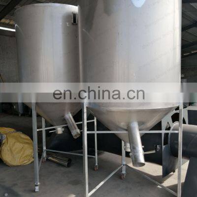 Hot Sales pp pe Plastic Recycling Line Storage Bin Temperature Control Granular Storage Silo Convenient for Packing photo-4