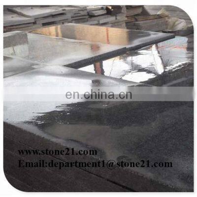 Polished G654 Black Granite Tiles 80x80