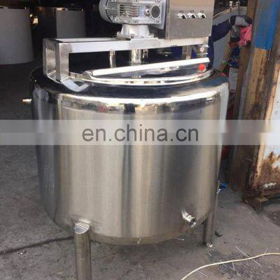 500L chauffage electrique cuve de pasteurisation pour yogourt