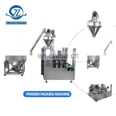 Thermal Wrap Plastic Pouch Packing Making Peanuts Butter Filling Doypack Automatic Food Packaging Machine photo-3