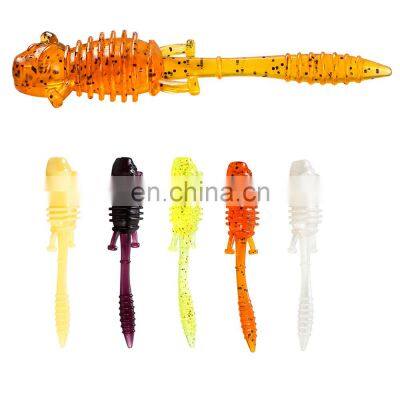 JOHNCOO 2020 New Artificial Worms 7.5cm 3.7g Plastic Swimbait  Soft Lure Fishing Bait