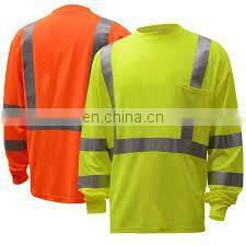 Custom Design Workwear Hi Vis Polo Shirts Working Shirts Long Sleeve Polo Shirt photo-4