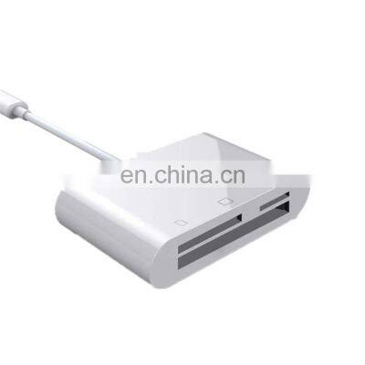 Professional Multi 3-In-1 Memory Card Reader For Iphon/Ipad TF/CF/SD Supported photo-2