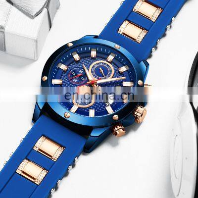 Free shipping NIBOSI Mens Watches Top Brand Luxury Unique Sport Watch Men Quartz Clock Waterproof Silicone Montre Homme