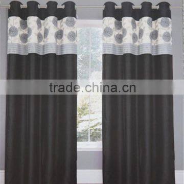 new design wholesale trendy home decoration eyelet curtains