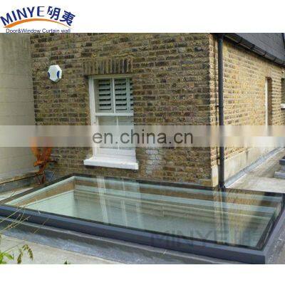 waterproof aluminum awning window roof glass skylight