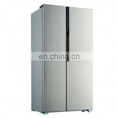 520L Home Use Digital Temperature Control Side By Side Frost Free Stainless Steel Refrigerator