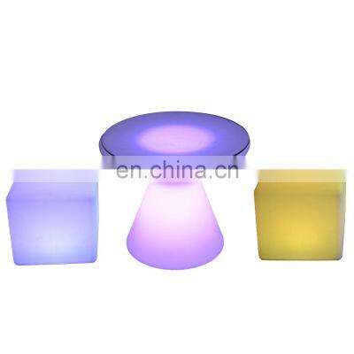 mobile bar led cocktail table square vip stools cube led cube chair lighting up furniture