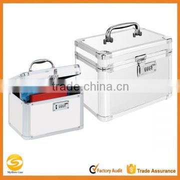 Locking Personal Security Box,flight case aluminum profile,aluminum document tote case,lp flight case