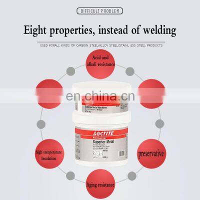 Loctiter 44143 Super Metal Repair Agent for Pipeline Leak Point Crack Seam Double-group Epoxy Resin Glue Containing Silicon Iron photo-3