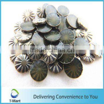 Antic Bronze sunflowers Copper Studs for clothes