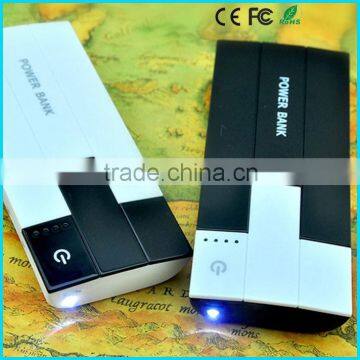 Piano shape15000mah power bank with led flashlight portable mobile battery charger