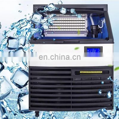 Commercial Ice Maker 335W Stainless Steel Ice Cube Maker Machine 132 lb Ice Making Machine