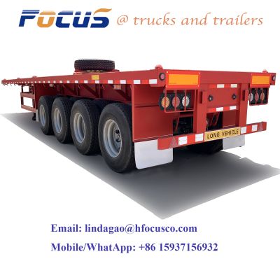 20FT/40FT/45FT/60FT Roll Mafi Trailer, Roll Trailer for Heavy Static Goods and Materials in The Maritime Shipping Industry