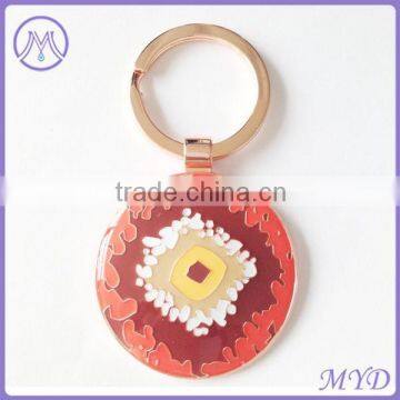 High Quality Gift Flower Zinc Alloy Keychain