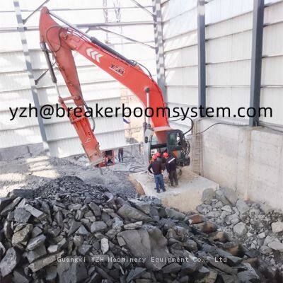 YZH static pedestal breaker boom system