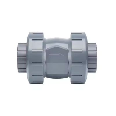 PVC Socket Connection Type Non Return True Union Ball Check Valve