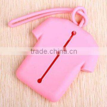 fashion silicone rubber key chains