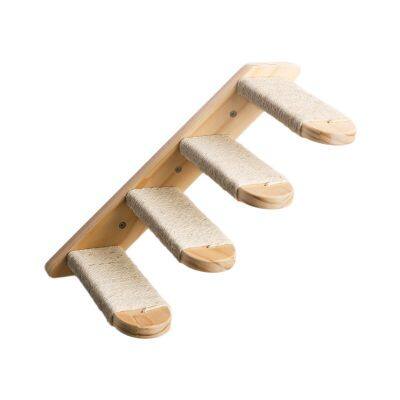 Meow Love DIY Cat Hammock Cat Wall Hanging Scratching Post Stair Room Word Capsule Cat Toy Cat Climbing Canvas