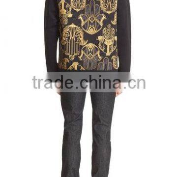 Custom Raglan Sleeve Graphic Print Neoprene Mens Hoodies photo-4