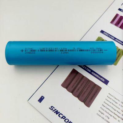 Sinc Hot Sale LFMP Lifepo4 33140 12Ah 3.6V 3C Lithium Ion Battery Cell photo-2