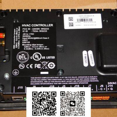 New Carrier CEPL131258-01-R display replaced PIC6  7inch  HVAC System Touch Screen Controller Display Carrier chiller parts
