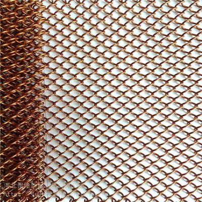 Decorative Stainless Steel Compound Balanced Chain Link Spiral Wire Mesh