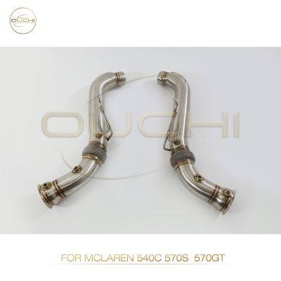 Выпускной коллектор для Mclaren 540C, 570S, 570GT/570S из нержавеющей стали. Улучшение производительности. Повышение мощности. Автозапчасти высокого качества