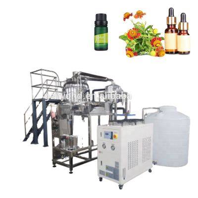 Industrial Essential Oil Distiller Distillation Extraction Plant Essence Extractor Equipment Machine for Flower and Plant