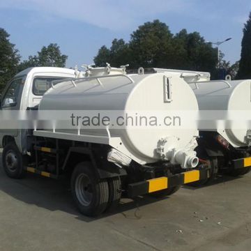 2015 Low price FOTON sewage suction tanker truck,small sewage tank