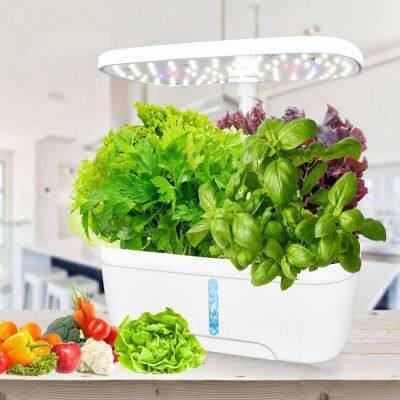6-hole Full-spectrum Led Vegetable Growth Lighting Lamp for Soilless Cultivation of Household Plants, Intelligent Hydroponic Planter