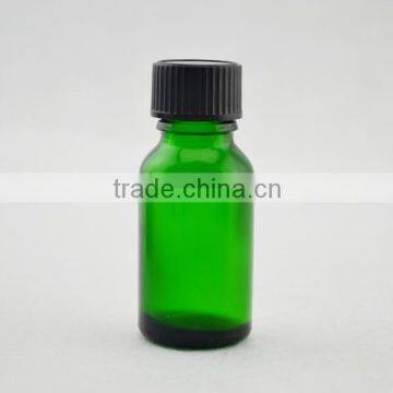 Gold supplier cheap mini green glass bottles with screw caps from Guangzhou