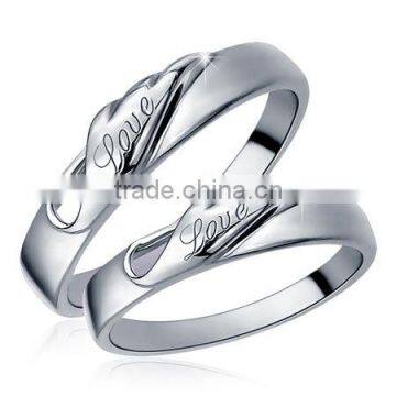 Angel Wing Christian Promise Rings wedding rings couple rings