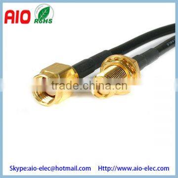 Wireless Antenna Adapter Cable RP-SMA male to RP-SMA female adapter