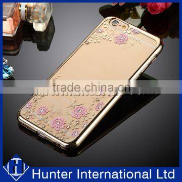 Printed Electroplate Gel Case For Iphone6S