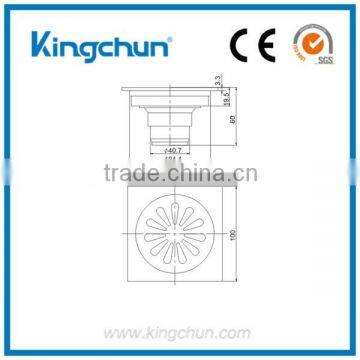 Best Quality Bathtub Sink Accessories Brass Waste Floor Drain Chrome Plated(J8001-C) photo-2