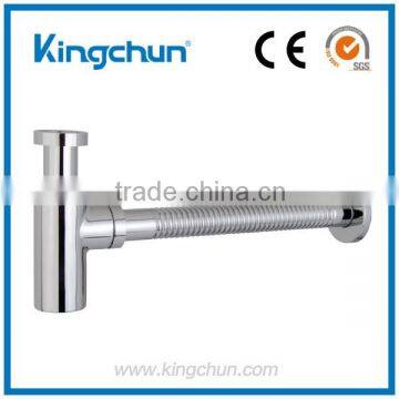 Lastest Arrival Chrome Plated Sink Siphon Bottle Trap Basin Brass Waste Accessories(J220-B)