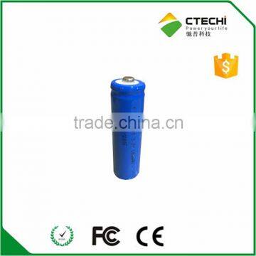 Rechargeable LiFePO4 IFR14500 3.2V 500mAh Battery photo-1