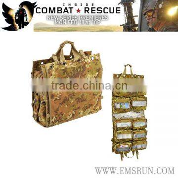 Trauma First Aid Kit - Medical Bag 50+ Supplies TAN Earth MOLLE Equipped Bag photo-2