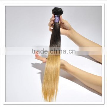 wholesale top quality fashionable 100% human ombre hair braiding hair