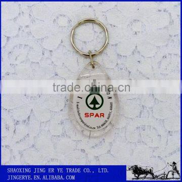 customized floating printing plastic key chain