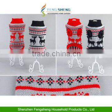 Christmas Pet Dog Sweater Puppy Cat Striped Knit Clothes Winter Jumper Apparel