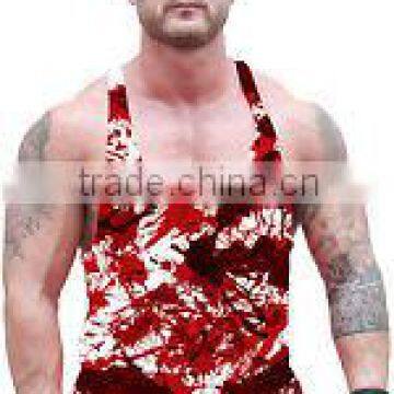 100% Cotton Sublimation Singlet photo-5
