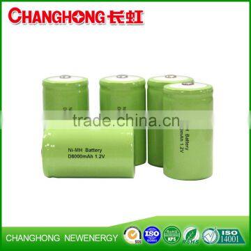 1.2V D ni-mh rechargeable battery Sealed rechargeable Nickel Metal Hydride battery